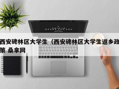 合肥西安碑林区大学生（西安碑林区大学生返乡政策 桑拿网