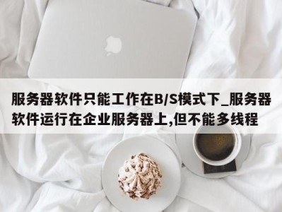 合肥服务器软件只能工作在B/S模式下_服务器软件运行在企业服务器上,但不能多线程 