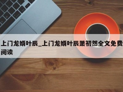 合肥上门龙婿叶辰_上门龙婿叶辰萧初然全文免费阅读 