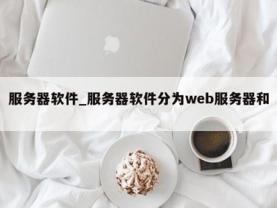 合肥服务器软件_服务器软件分为web服务器和 