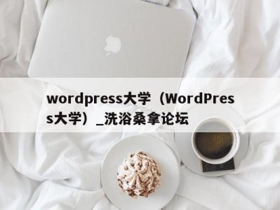 合肥wordpress大学（WordPress大学）_洗浴桑拿论坛