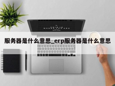 合肥服务器是什么意思_erp服务器是什么意思 