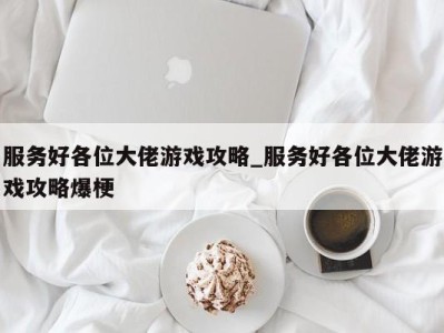 合肥服务好各位大佬游戏攻略_服务好各位大佬游戏攻略爆梗 